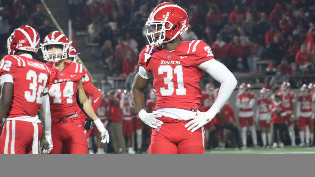 Mater Dei EDGE Nasir Wyatt vs. Sierra Canyon on November 17, 2023.